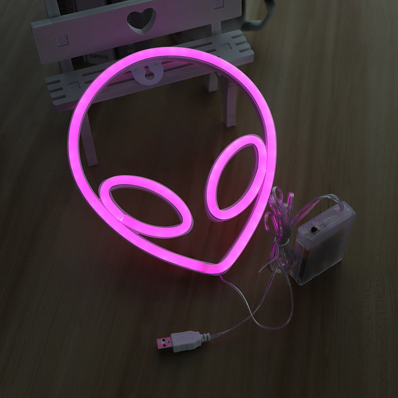 Aesthetic Neon Modeling Light – LED Wall Hanging Lamp for Cozy Room Atmosphere