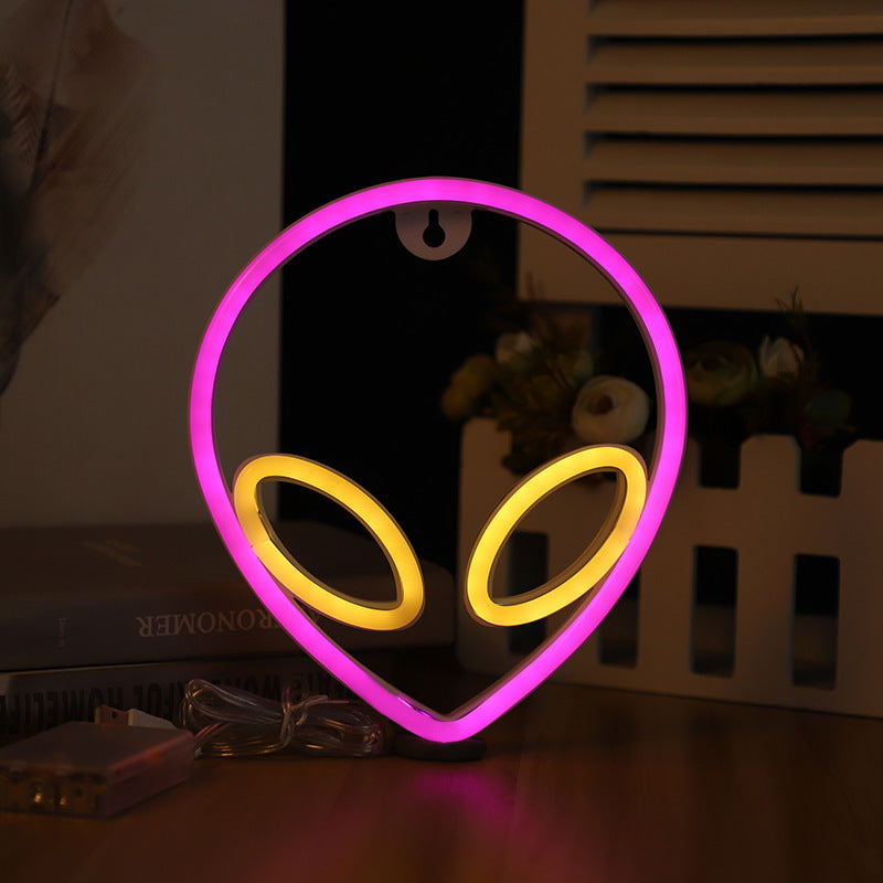 Aesthetic Neon Modeling Light – LED Wall Hanging Lamp for Cozy Room Atmosphere