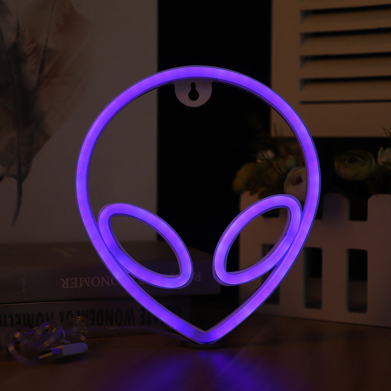 Aesthetic Neon Modeling Light – LED Wall Hanging Lamp for Cozy Room Atmosphere