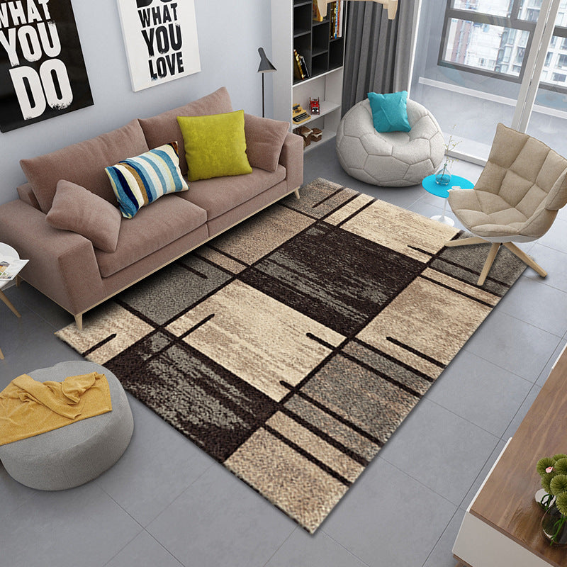 Boho Persian Style Rug – Washable Non-Slip Area Rug for Living Room