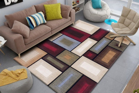 Boho Persian Style Rug – Washable Non-Slip Area Rug for Living Room