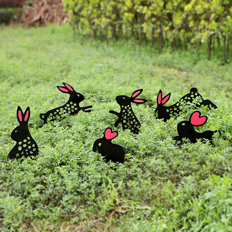 Metal Chicken Garden Stakes Decor – Outdoor Yard Art | Farmhouse Lawn Decoration