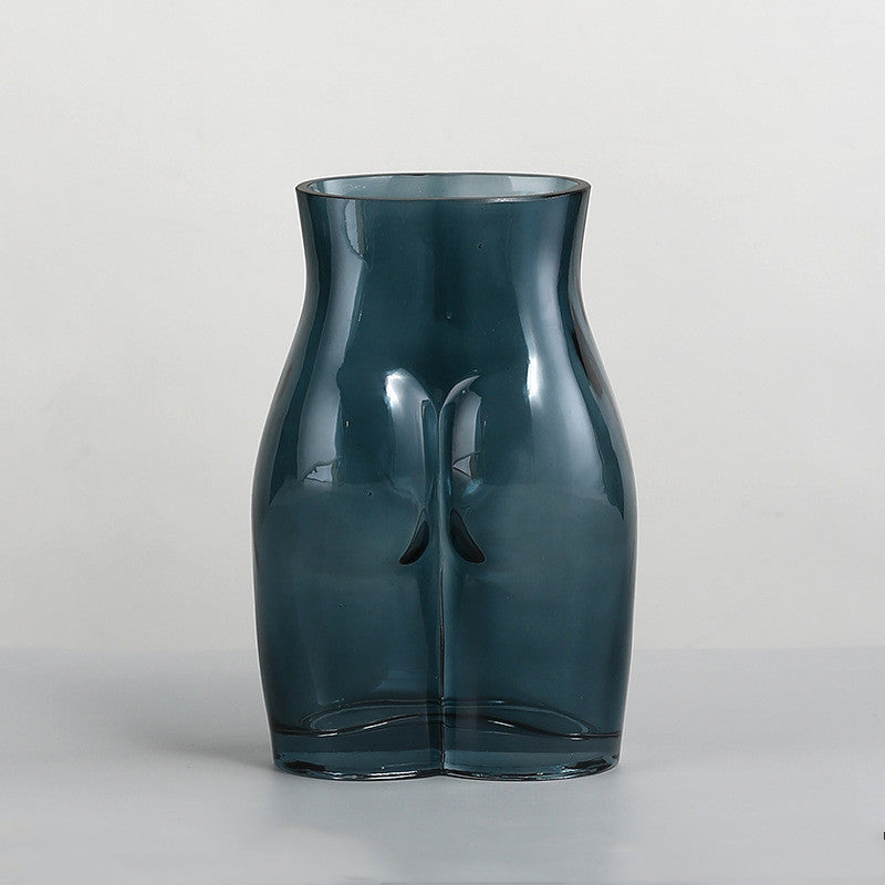 Modern Floral Vase Ornament – Stylish Desktop & Living Room Table Decor