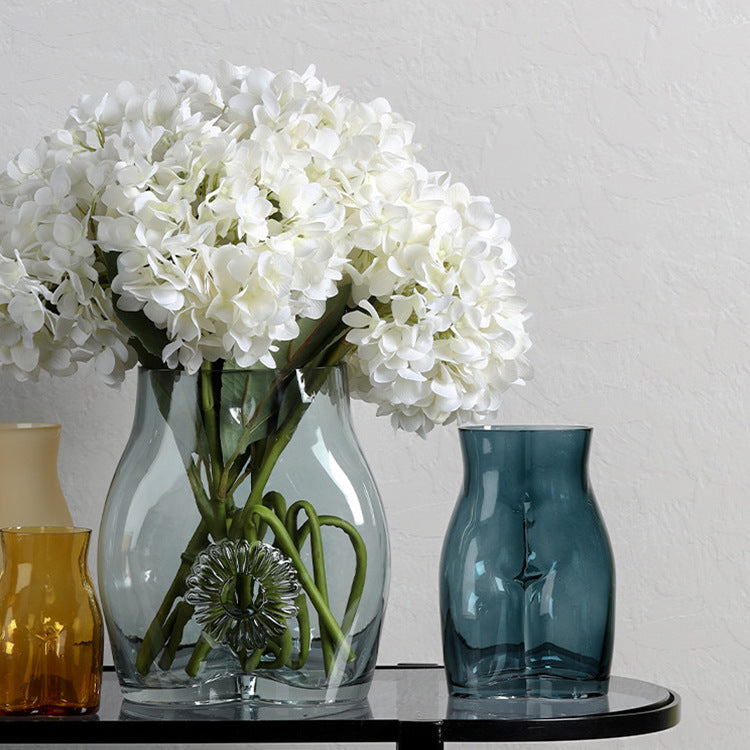 Modern Floral Vase Ornament – Stylish Desktop & Living Room Table Decor