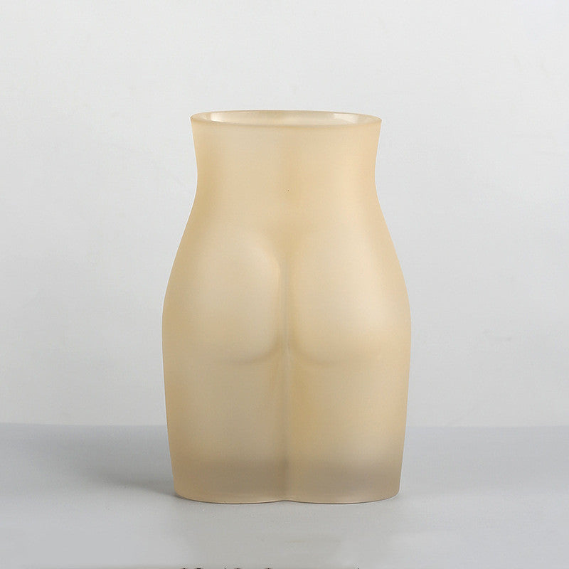 Modern Floral Vase Ornament – Stylish Desktop & Living Room Table Decor