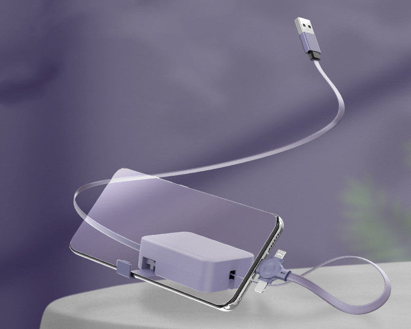 Portable 4 in 1 USB Charging Cable –  Travel Organizer Charger