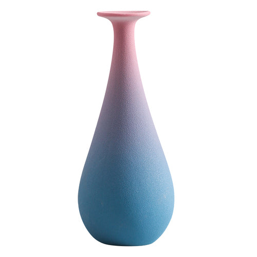 Modern Nordic Flower Vase – Minimalist Ceramic Ornament for Living Room & Bedroom Decor