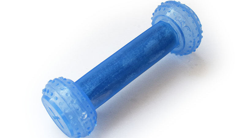 Freezeable Puppy Chew Toy – Tough Dog Teething Ring for Hot Days