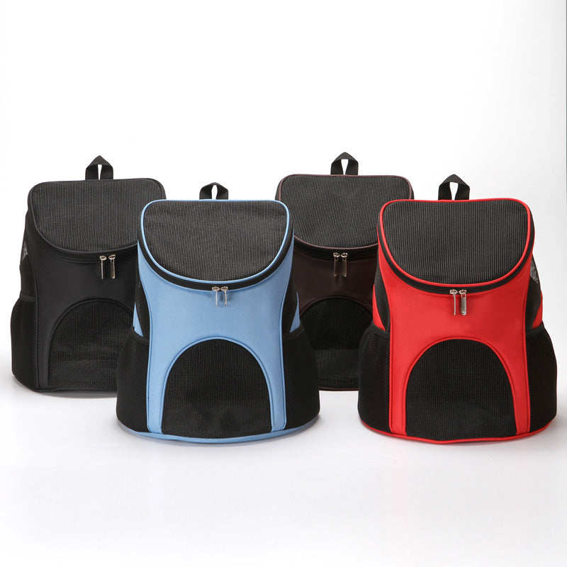 Pet Backpack Carrier – Portable Breathable Pet Outing Bag for Cats & Small Dogs Travel Hiking