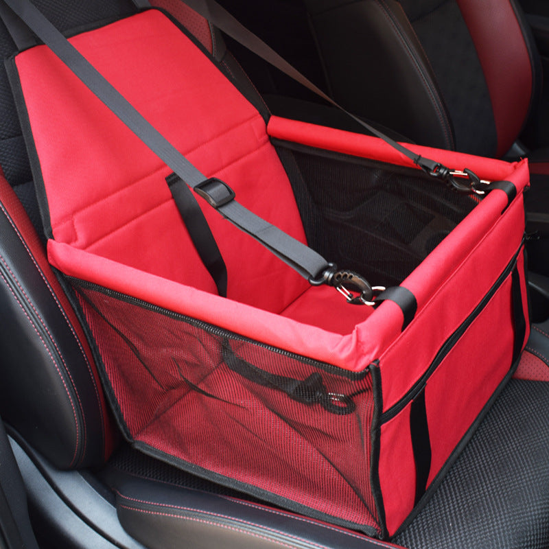 Breathable Dog & Cat Car Bag – Safe Portable Pet Travel Seat Carrier