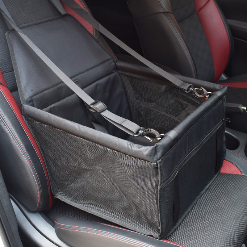 Breathable Dog & Cat Car Bag – Safe Portable Pet Travel Seat Carrier