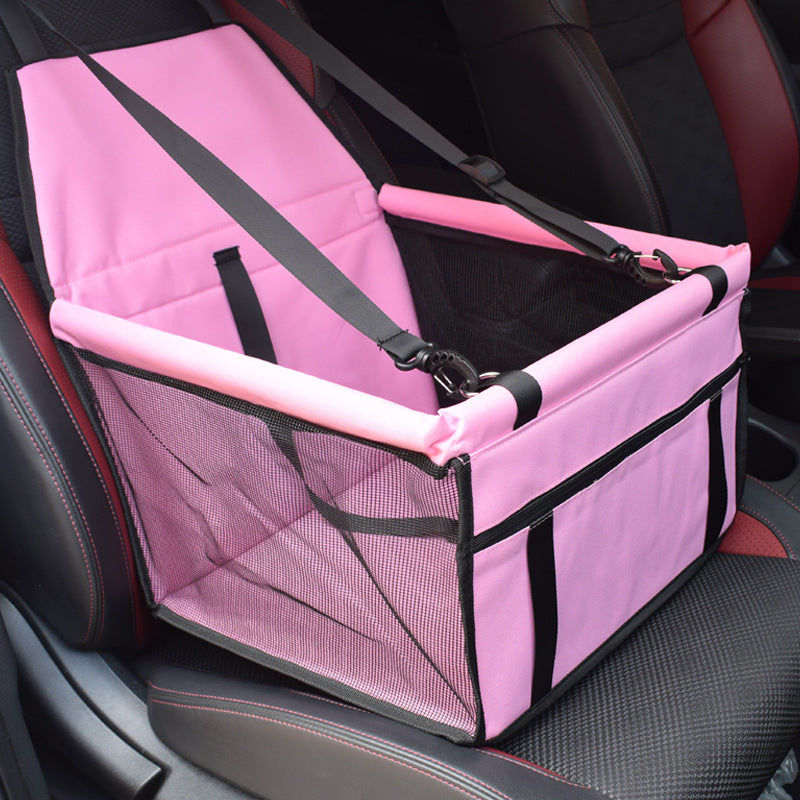 Breathable Dog & Cat Car Bag – Safe Portable Pet Travel Seat Carrier