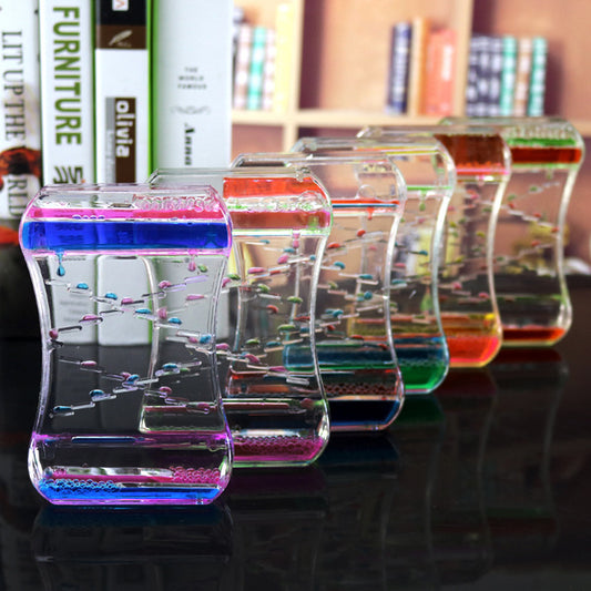 Creative Cruise Hourglass – Mesmerizing Liquid Timer for Office & Bedroom