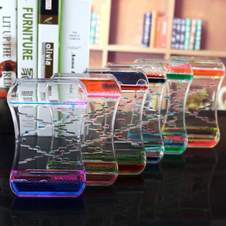 Creative Cruise Hourglass – Mesmerizing Liquid Timer for Office & Bedroom