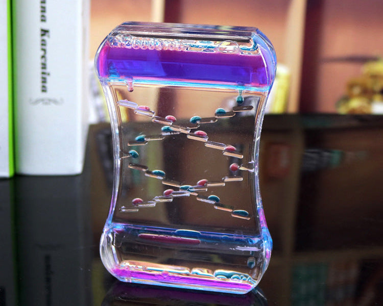 Creative Cruise Hourglass – Mesmerizing Liquid Timer for Office & Bedroom