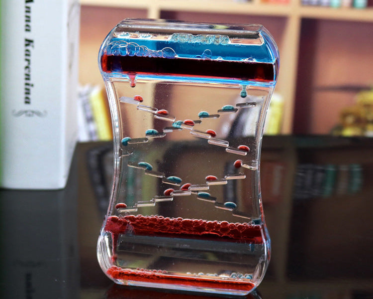 Creative Cruise Hourglass – Mesmerizing Liquid Timer for Office & Bedroom