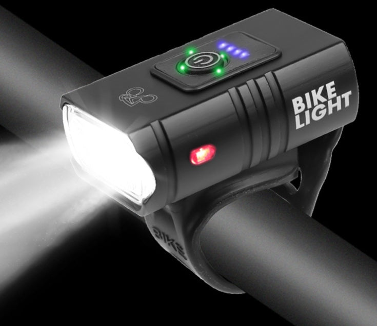 Bicycle LED Light Set – Front Headlight & Rear Red Light for Safer Cycling