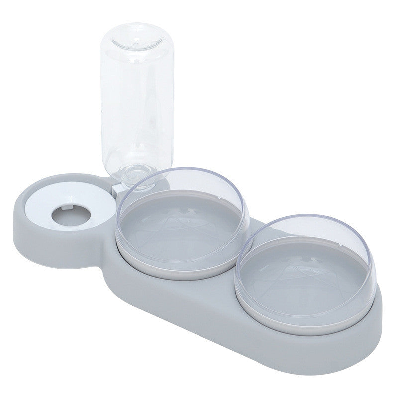 Raised Pet Food & Water Bowl Set – Automatic Dispenser for Cats and Dogs