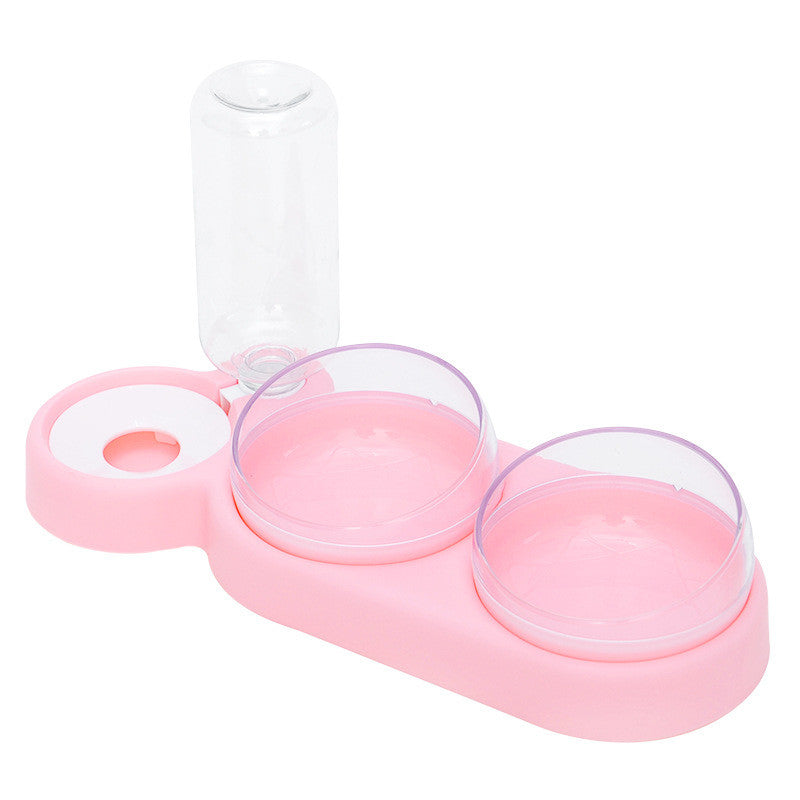 Raised Pet Food & Water Bowl Set – Automatic Dispenser for Cats and Dogs