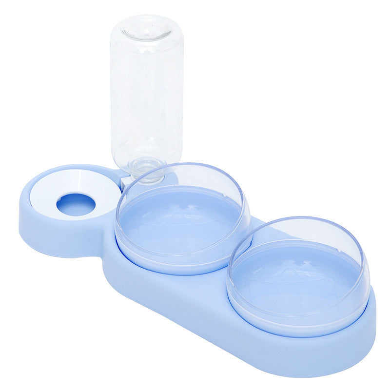 Raised Pet Food & Water Bowl Set – Automatic Dispenser for Cats and Dogs
