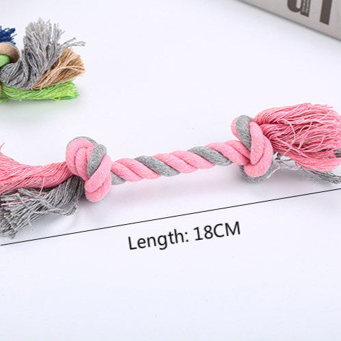 Interactive Tug Rope Dog Toy – Durable Chew Toy | Teeth Cleaning Cotton Rope Pet Toy