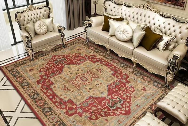 Vintage Bohemian Carpet – Persian Style Area Rug for Living Room & Bedroom