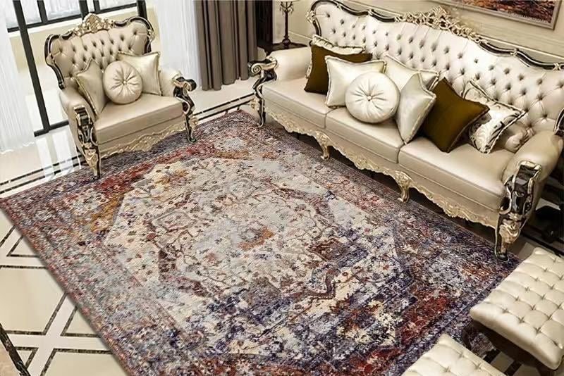 Vintage Bohemian Carpet – Persian Style Area Rug for Living Room & Bedroom