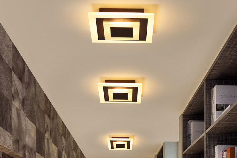 Versatile Surface-Mounted Ceiling Lamp – Perfect for hallways, corridors, porches & living room