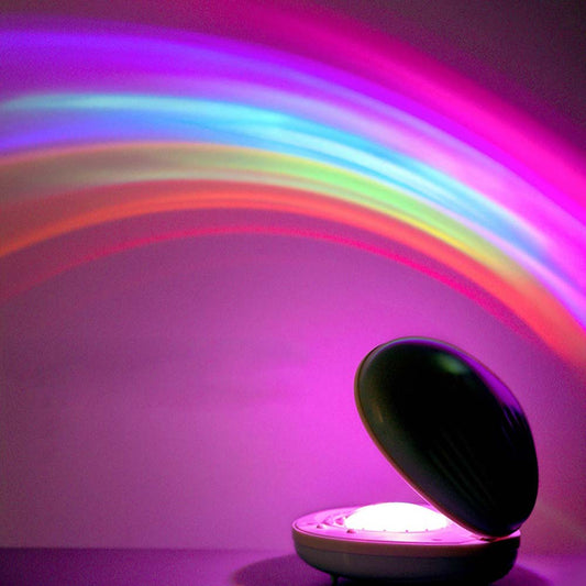 Rainbow Projection Lamp – LED Night Light Projector