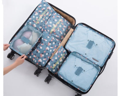 Travel Packing Cubes Set – Waterproof Nylon Organizer Bag for Trips