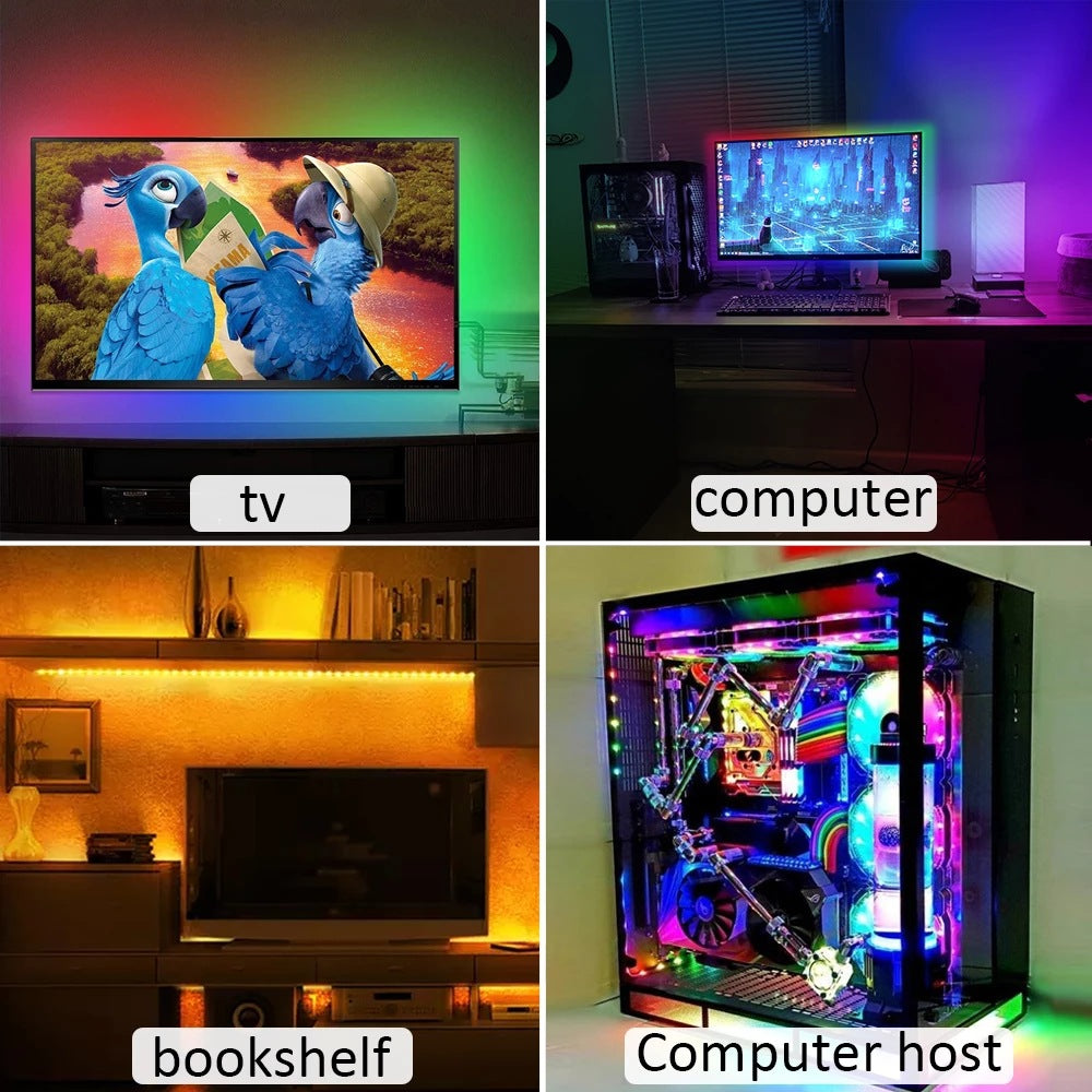 RGB LED TV Backlight – USB Ambient Lighting Strip
