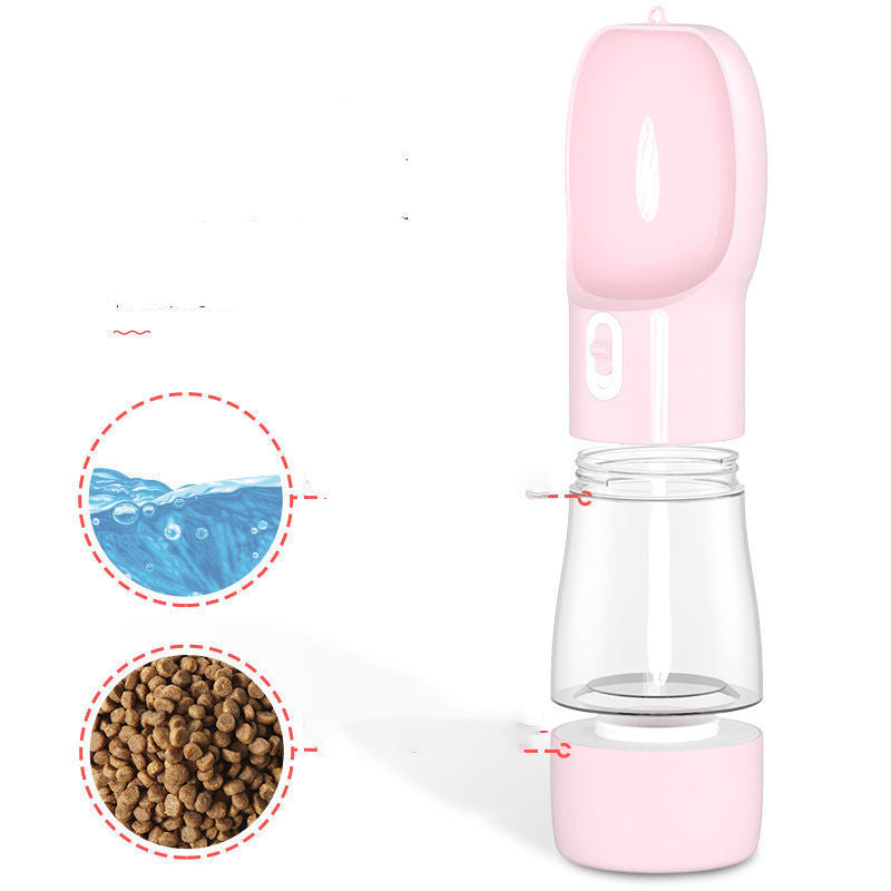 Portable Dog Water Bottle Dispenser – Leakproof Pet Travel Kettle