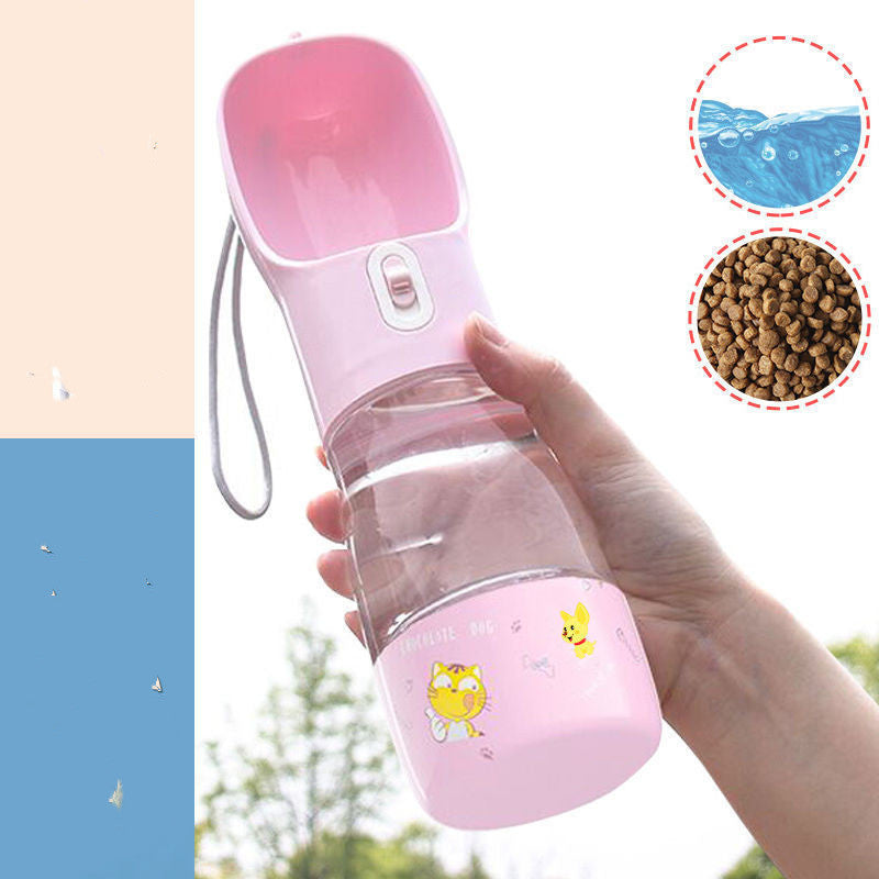 Portable Dog Water Bottle Dispenser – Leakproof Pet Travel Kettle