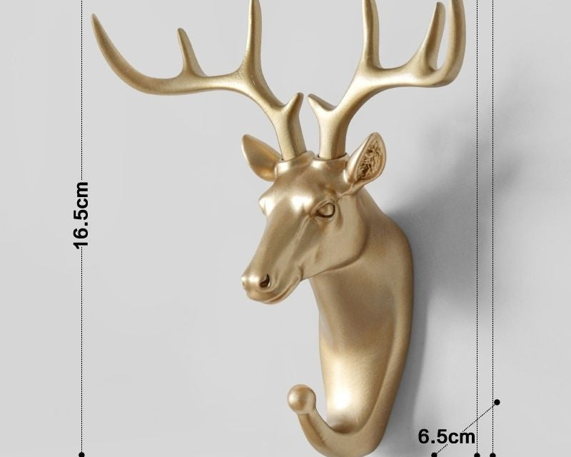 Animal Head Wall Hanging Hook – Modern Coat Hook for Home Organization & Decor