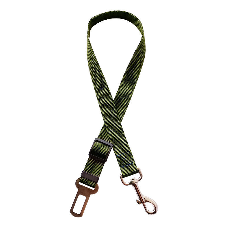 Adjustable Dog Car Seat Belt | Pet Safety Harness Clip for Safe Travel