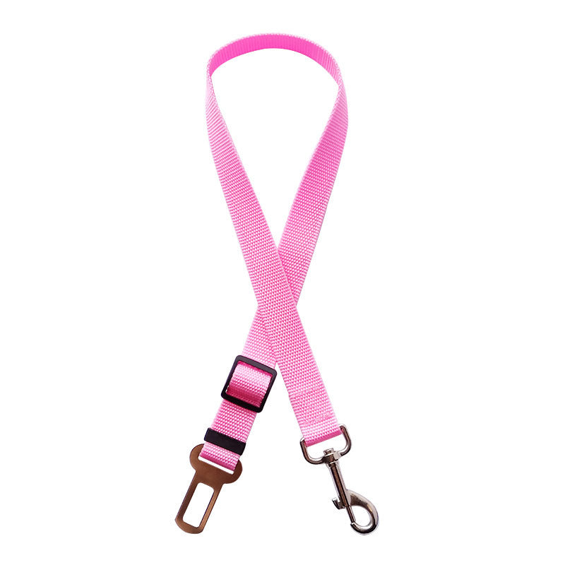 Adjustable Dog Car Seat Belt | Pet Safety Harness Clip for Safe Travel