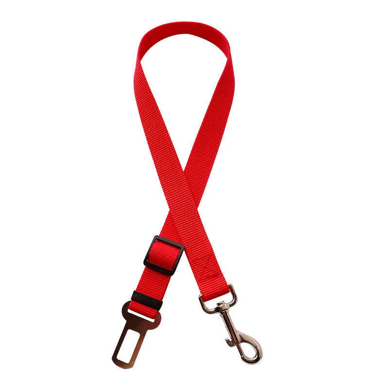Adjustable Dog Car Seat Belt | Pet Safety Harness Clip for Safe Travel