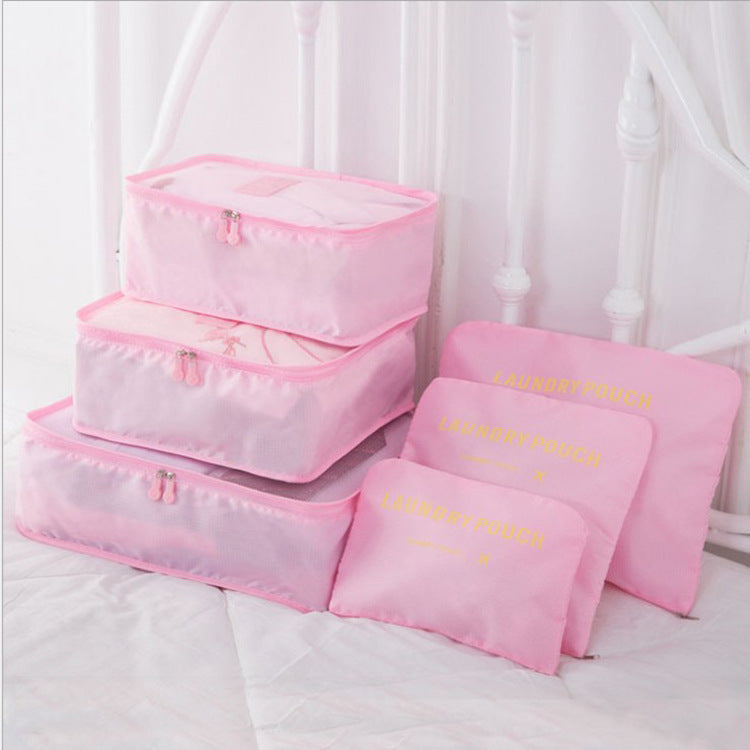 Travel Clothes Organizer Bags Set – 6PCS Packing Cubes for Luggage & Efficient Packing System