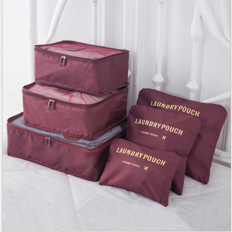 Travel Clothes Organizer Bags Set – 6PCS Packing Cubes for Luggage & Efficient Packing System