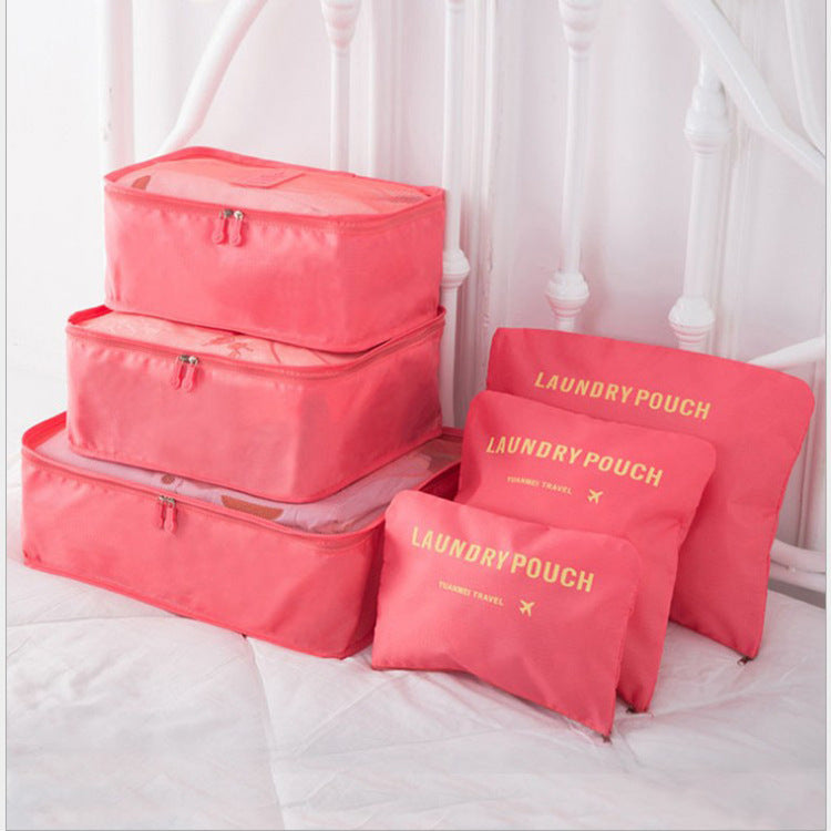 Travel Clothes Organizer Bags Set – 6PCS Packing Cubes for Luggage & Efficient Packing System