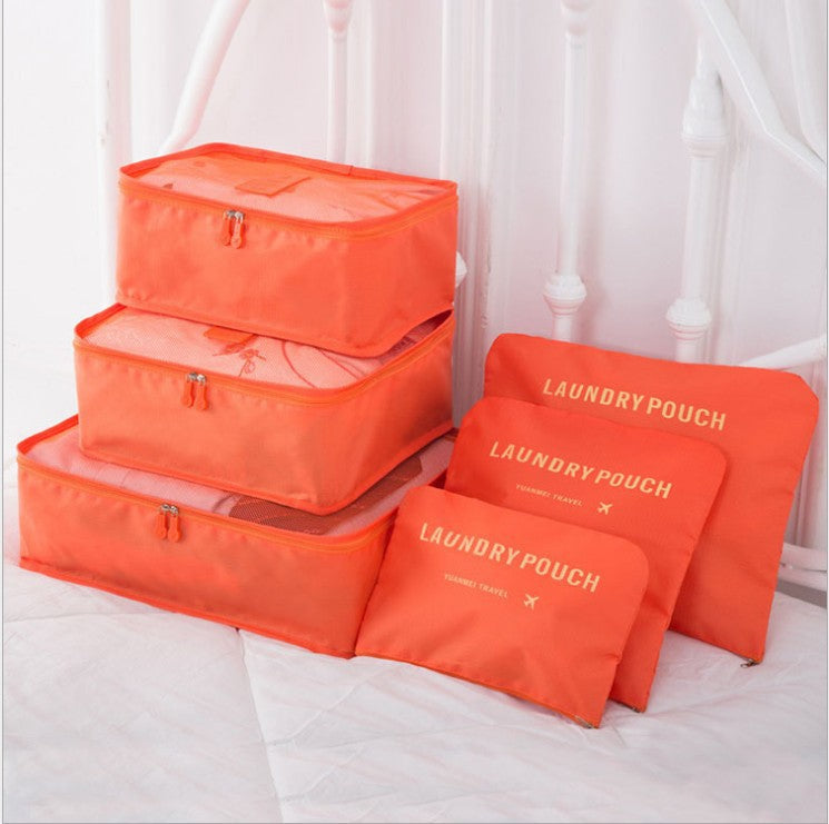 Travel Clothes Organizer Bags Set – 6PCS Packing Cubes for Luggage & Efficient Packing System