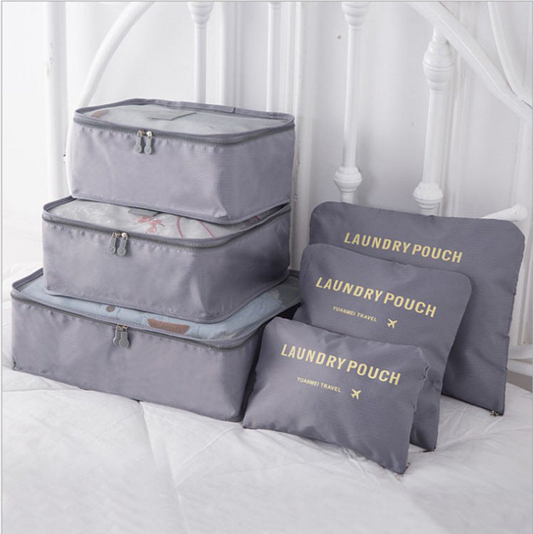Travel Clothes Organizer Bags Set – 6PCS Packing Cubes for Luggage & Efficient Packing System