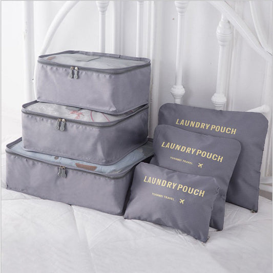 Travel Clothes Organizer Bags Set – 6PCS Packing Cubes for Luggage & Efficient Packing System