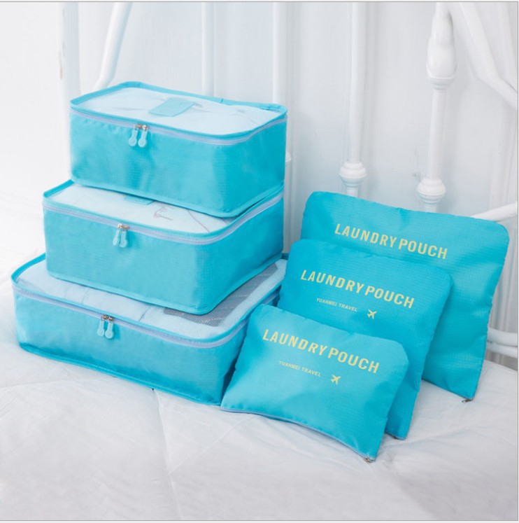 Travel Clothes Organizer Bags Set – 6PCS Packing Cubes for Luggage & Efficient Packing System
