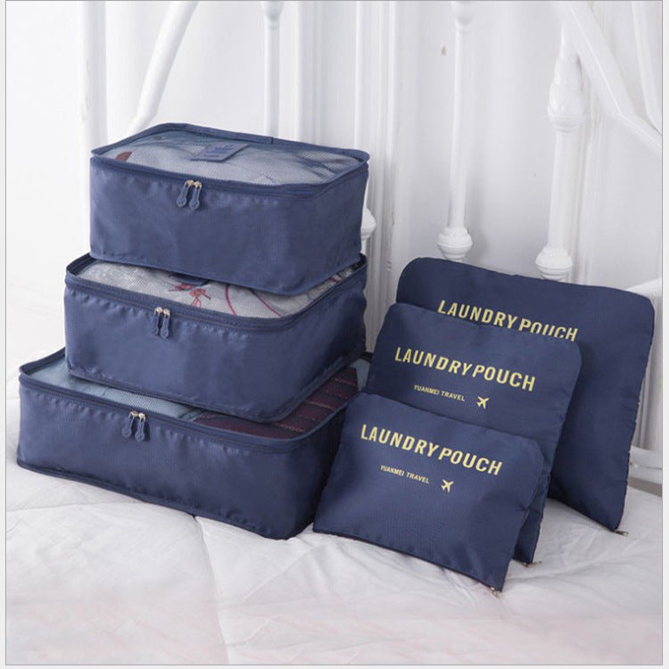Travel Clothes Organizer Bags Set – 6PCS Packing Cubes for Luggage & Efficient Packing System