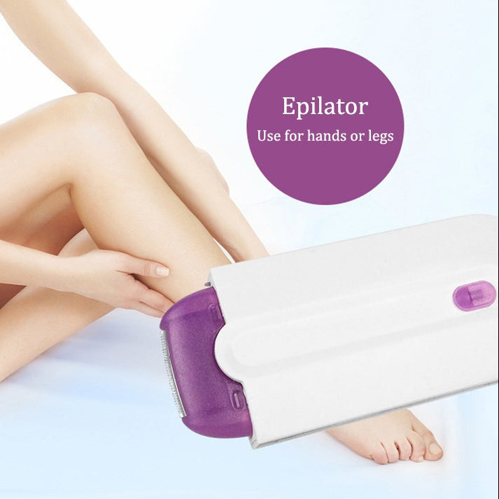 Portable Electric Hair Remover for Women | Painless Facial & Body Shaver Device