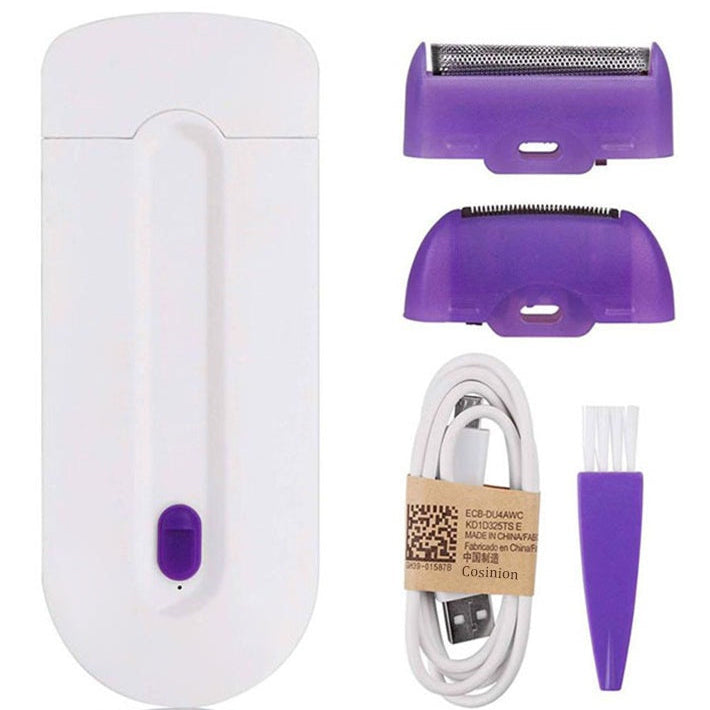 Portable Electric Hair Remover for Women | Painless Facial & Body Shaver Device