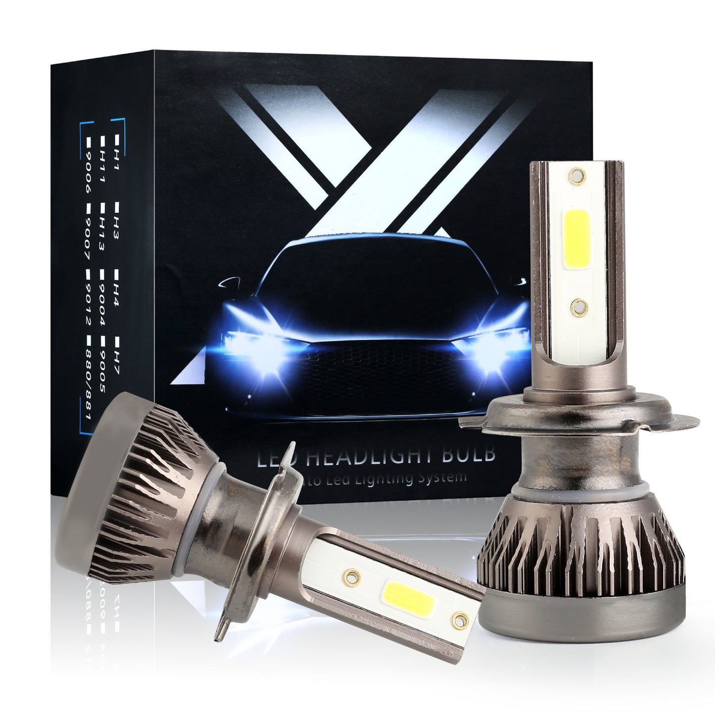 Universal LED Car Headlights – Bright Auto Lamp Upgrade for Safer Night Driving & Travel
