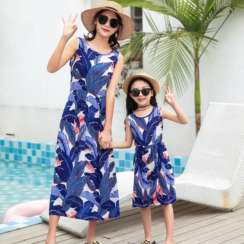 Mother Daughter Vacation Dress Set – Beachwear Summer Outfit