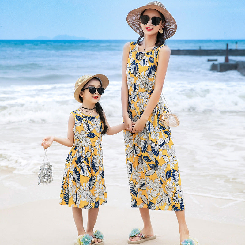 Mother Daughter Vacation Dress Set – Beachwear Summer Outfit